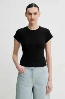 A.L.C. tricou din bumbac Avery femei, culoarea negru, 8KTOP00851 imagine