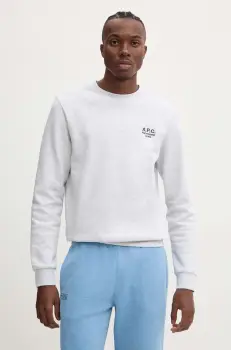 A.P.C. bluza standard rue madame GOTS culoarea gri, cu imprimeu, COHBV.M27913 imagine