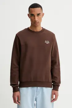 A.P.C. bluza standard rue madame GOTS culoarea negru, cu imprimeu, COHBV.M27913 imagine