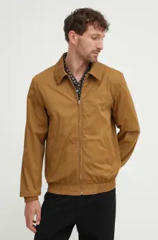A.P.C. geaca blouson gilbert barbati, culoarea maro, de tranzitie, COGXS-H02922 imagine