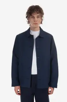 A.P.C. geaca de in culoarea bleumarin, de tranzitie LIAEO.H03053-MARINE imagine
