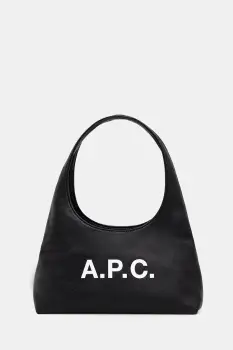 A.P.C. geanta baby ninon shoulder culoarea negru, PUAAT.F67027 imagine