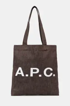A.P.C. geanta bumbac TOTE LOU imagine
