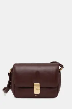 A.P.C. geanta crossbody pentru femei, din piele sac grace soft imagine