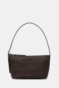 A.P.C. geanta de bumbac Sac Vera Shoulder culoarea negru, PXCBL.F61974 imagine