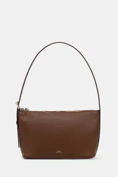 A.P.C. geanta de bumbac Sac Vera Shoulder culoarea negru, PXCBL.F61974 imagine