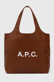 A.P.C. geanta Ninon culoarea maro imagine