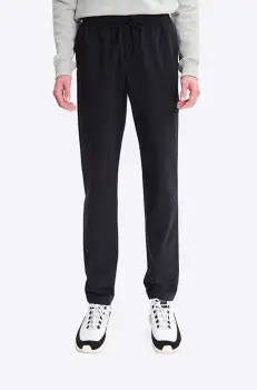 A.P.C. pantaloni de bumbac barbati, culoarea negru, drept COERD.H08354-BLACK imagine