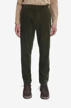 A.P.C. pantaloni Pantalon Constantin barbati, culoarea verde, drept COESP.H08396-MILITARYKH imagine
