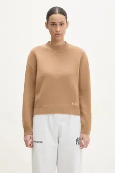 A.P.C. pulover de lana Pull Esther femei, culoarea maro, WVBDK-F23373 imagine