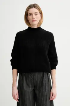 A.P.C. pulover din amestec de lana Pull Emilia culoarea negru, calduros, WPABE.F23449 imagine
