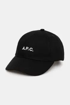 A.P.C. sapca casquette charlie culoarea negru, COZZS.M24069 imagine