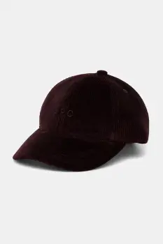 A.P.C. sapca de baseball din bumbac casquette charlie culoarea maro, COHHO.M24069 imagine