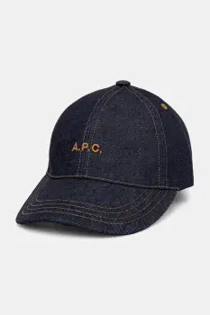 A.P.C. sapca de denim CASQUETTE THAIS imagine