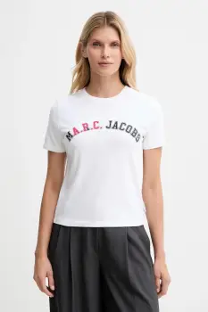A.P.C. tricou din bumbac A.P.C. x MARC JACOBS culoarea alb, COHKS.F26555 imagine