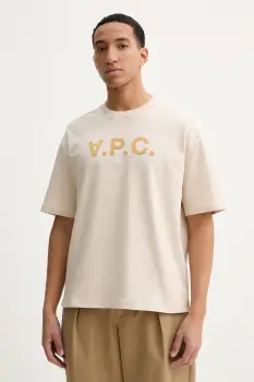 A.P.C. tricou din bumbac T-SHIRT AMPLE MANCHES COURTES VPC imagine
