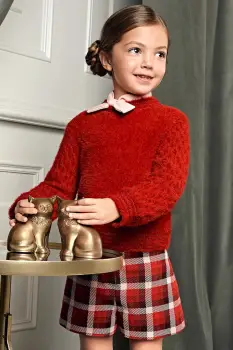 Abel&Lula pulover copii culoarea rosu, 5827 imagine