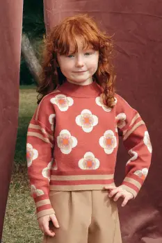 Abel&Lula pulover copii culoarea rosu, 5832 imagine