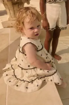 Abel&Lula rochie pentru bebelusi cu in imagine