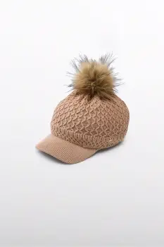 Abel&Lula sapca de baseball pentru copii culoarea maro, 5965 imagine