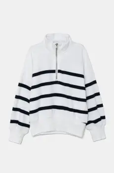 Abercrombie & Fitch bluza copii culoarea alb, modelator, KI252-4062 imagine