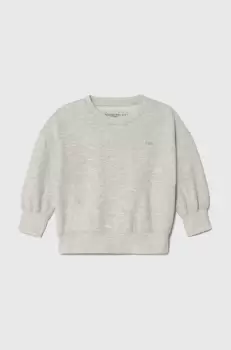 Abercrombie & Fitch bluza copii culoarea gri, melanj imagine