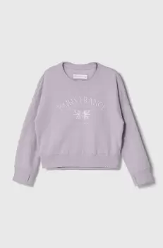 Abercrombie & Fitch bluza copii culoarea violet, cu imprimeu imagine
