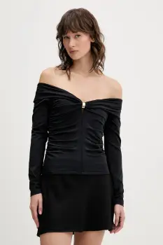 Abercrombie & Fitch bluza culoarea negru, uni, KI139-5664-900 imagine