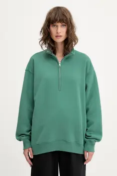 Abercrombie & Fitch bluza culoarea turcoaz, uni, KI152-5342-330 imagine