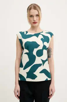 Abercrombie & Fitch bluza din in femei, culoarea bej, modelator, KI140-5080 imagine