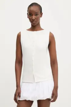 Abercrombie & Fitch bluza femei, culoarea bej, uni, KI139-5175 imagine