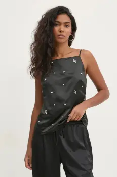 Abercrombie & Fitch bluza femei, culoarea negru, cu imprimeu, KI140-4529 imagine