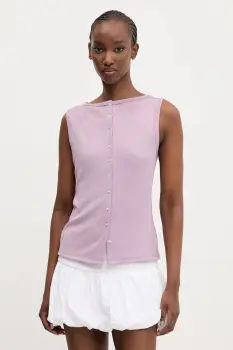 Abercrombie & Fitch bluza femei, culoarea violet, uni, KI139-5175 imagine