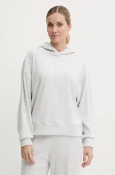 Abercrombie & Fitch bluza lounge culoarea gri, cu gluga, melanj, KI152-4215 imagine