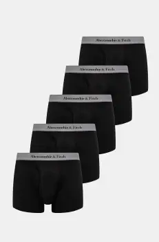 Abercrombie & Fitch boxeri 5-pack barbati, culoarea negru, KI114-4035 imagine
