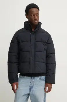 Abercrombie & Fitch geaca barbati, culoarea negru, de iarna, oversize, KI132-4141 imagine