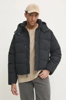 Abercrombie & Fitch geaca barbati, culoarea negru, de iarna, oversize, KI132-4143 imagine