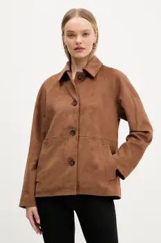 Abercrombie & Fitch geaca culoarea maro, de tranzitie, KI144-5137-445 imagine