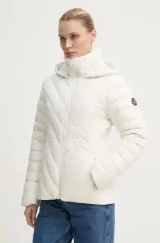 Abercrombie & Fitch geaca femei, culoarea bej, de iarna, KI144-4182 imagine