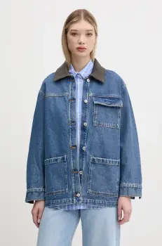 Abercrombie & Fitch geaca jeans femei, de tranzitie, KI144-5063 imagine