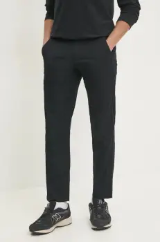 Abercrombie & Fitch pantaloni barbati, culoarea negru, drept, KI130-4097 imagine
