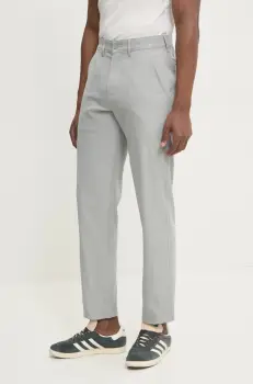 Abercrombie & Fitch pantaloni barbati, culoarea verde, drept, KI130-4101 imagine