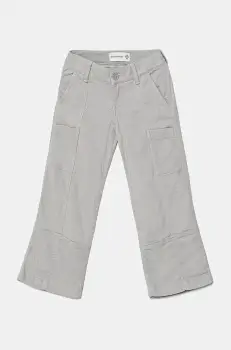 Abercrombie & Fitch pantaloni copii culoarea gri, neted, KI256-4072 imagine