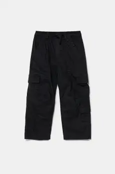 Abercrombie & Fitch pantaloni copii culoarea negru, neted, KI230-4019 imagine