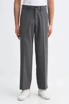 Abercrombie & Fitch pantaloni culoarea gri, drept, KI130-5124-133 imagine