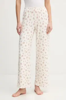 Abercrombie & Fitch pantaloni de pijama culoarea bej, KI146-5113-110 imagine