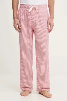 Abercrombie & Fitch pantaloni de pijama culoarea rosu, cu imprimeu, KI113-5008-504 imagine