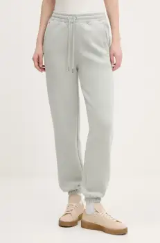 Abercrombie & Fitch pantaloni de trening femei, culoarea verde, neted, KI147-5005 imagine