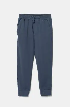 Abercrombie & Fitch pantaloni de trening pentru copii culoarea albastru marin, neted, KI234-4055 imagine