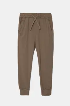 Abercrombie & Fitch pantaloni de trening pentru copii culoarea bej, neted, KI234-4055 imagine